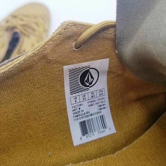 Volcom Fashion Sneaker Shoes Lace Up Low Top 8 M - Picture 10 of 11